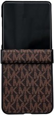 Samsung Galaxy Z Flip 7 Case with Hinge Protection, Luxury PU Leather Classic Co picture
