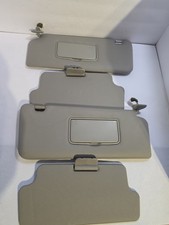 2004 - 2012 Nissan Armada Titan Sun Visors Set Pair Left Right Gray OEM picture