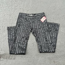 Vintage Y2K Nanette Lepore Sequin Low Waist Flare Pant picture