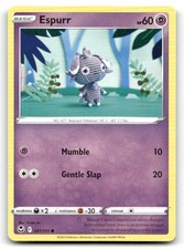 Espurr SWSH12: Silver Tempest 081/195 LP Pokemon picture