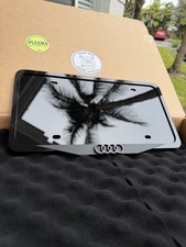 Audi Classic Luxury Style Acrylic Plate Frame Handmade in USA Fits Audi Models picture
