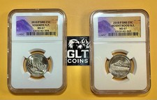 2010-P America the Beautiful 2 Quarter Set (Mount Hood, Yosemite) NGC MS67 picture