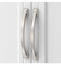Asidrama 10 Pack 4 Inch(102mm) Brushed Satin Nickel Kitchen Cabinet Handles, picture