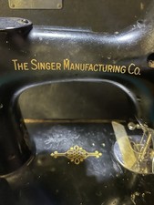 Vintage Singer 221-1 Featherweight Sewing Machine w/Case, Tray, Manual, & Extras picture