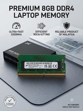 Micron 8GB DDR4-3200 PC4-3200AA 260-Pin SO-DIMM Unbuffered MTA4ATF1G64HZ-3G2P1 picture