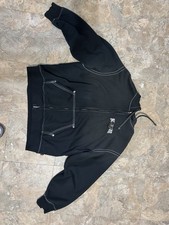 Supreme True Religion Black Zip-Up Hoodie Sweatshirt Fw25 Size Large picture