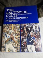 The Baltimore Colts A Pictorial History  Hardcover Johnny Unitas Autograph Sig. picture