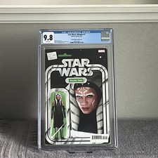 Star Wars: Ahsoka #1D John Tyler Christopher Action Figure Variant CGC 9.8 picture