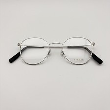 New Eyevan Quincy S Silver Titanium P-3 Round Eyeglasses Handcrafted Japan 46mm picture