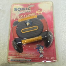 Used VINTAGE Sonic the Hedgehog Cassette Player Never USED.   picture