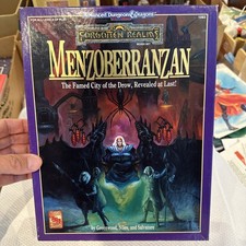 (TSR #1083) 2nd Ed.- Menzoberranzan Boxed Set - Forgotten Realms 1992 100% COMP picture