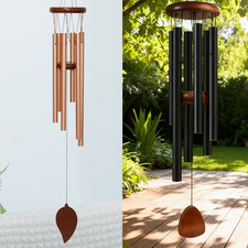 Large Deep Resonance Serenity Wind Chimes Metal Deep Tone Outdoor Home Decor US picture