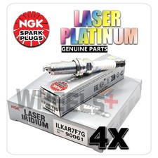 4x NGK ILKAR7F7G Laser Iridium Spark Plugs For NISSAN PULSAR 1.2 09/14--  picture