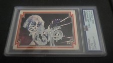Peter Criss Signed 1978 Donruss #25 Trading Card KISS Autograph PSA/DNA picture