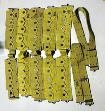 WWII U.S. Original Military Web Cartridge Belt & Canvas Strap Field Gear Lot picture