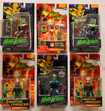 Vintage 1996 Trendmasters -  Mars Attacks - 6 RARE figures - Unopened picture