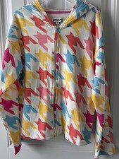 NWT Kensie Big Girl's French Terry Zip up Hoodie - Multi Sz L picture