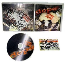 SIGNED DOPE Felons For Life RARE Edsel MAKESHIFT ROMEO PIGFACE PROMO CD+ Ticket picture