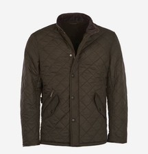 Barbour Men's Powell Quilted Jacket Olive Size Large NEW W TAGS picture