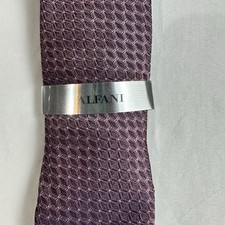 Alfani Pink Geometric Tie NWT Polyester Classic Width Moore’s picture