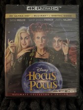Disney Hocus Pocus (4k Ultra HD + Blu-Ray + Digital, 1993) New Sealed picture