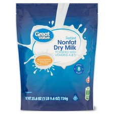 Great Value Instant Nonfat Dry Milk, 25.6 oz, Bag, new picture