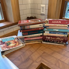 Lot of 36 Vintage Cookbook Hardcover Paperback Random Picked picture