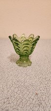 avocado green pressed glass dishes vintage picture