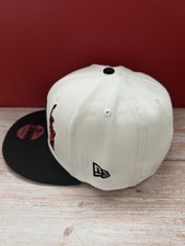 New Era New York Yankees 9Fifty SnapBack Hat White Black Statue Of Liberty picture