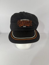 Vintage San Francisco Giants 1987 NL West Champs Snap Back Black Baseball Cap picture