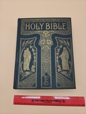 Antique A.J. Holman 20th Century Family Holy Bible KJV Illustrated Large picture