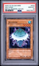 2002 YU-GI-OH MRD-METAL RAIDERS 1ST EDITION #072 JELLYFISH PSA 10 picture