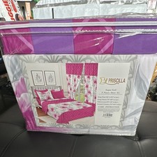 Priscilla Collection Organic 2000 King 8pc Cotton Sheet Set Deep Pocket Pink picture