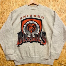 Vtg Chicago Bears NFL Football Team Champions Ash Gray Sweatshirt RM3676 picture