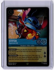 Stitch - Experiment 626 Cold Foil Reign of Jafar 166/204 Disney Lorcana NM picture