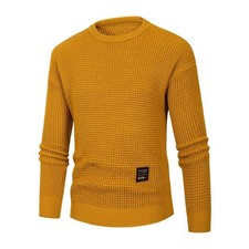 Amazon 2024 New Autumn and Winter Men's Crewneck Sweater Men's European and Amer picture