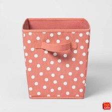 Pillowfort Large Canvas Dot Kids' Decorative Storage Basket-2pack picture