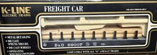 K-LINE K-69007 BALTIMORE & OHIO Flatcar w/ Logs O-Gauge 3Rail  B&O picture