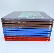 TIME-LIFE Library of Nations 10 Book Lot Japan Britain France Germany India picture