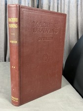 1941 Machine Drawing Carl L. Svensen 2nd Edition 1941 Antique Textbook Hardcover picture