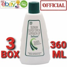 Selsun Shampoo USA NEW Abbott 3 Box 360 ml Health Care Dandruff Exp.2028 picture