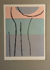 1952 Vintage Serigraph Abstract Expressionist Midcentury Modern Diran Dohanian picture