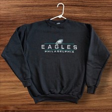 Vintage 90s Philadelphia Eagles Logo 7 Embroidered Crewneck Sweatshirt Sz M USA picture