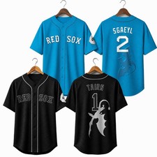 2026 Red Sox Fourth Wing Iron Flame Jersey Giveaway All Size picture