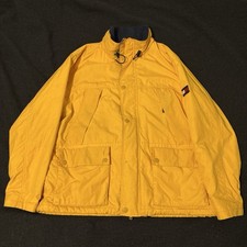 Vintage Tommy Hilfiger Windbreaker Jacket Men's XL Classic Yellow picture