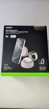 NEW Belkin UltraCharge Pro 3-in-1 Magnetic Charging Dock Qi2  picture