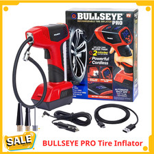 BULLSEYE PRO Tire Inflator with Pressure Gauge, Compact and Portable, Automatic picture