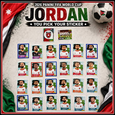 2026 100% Authentic Panini FIFA World Cup Jordan Stickers Pick Team Logo Players picture