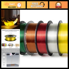 Transparent PETG Filament 1.75mm - 5kg Bundle for 3D Printing, High Strength & C picture
