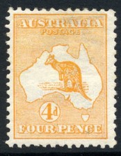 Australia 1913 4d SG6 Mint Cat £95 picture